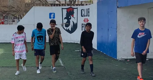 Liga de fútbol rápido la esperanza, gimnasio en Río Bravo, Tamaulipas