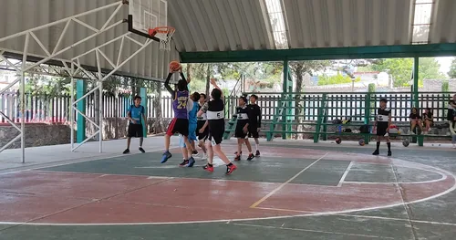 Deportivo Filiberto Cedillo, gimnasio en Teotihuacán, Estado de México