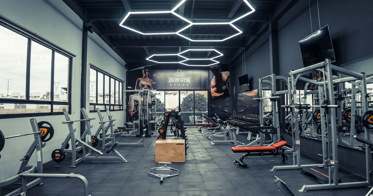 Black Gym Fitness Center
