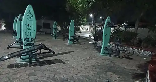 Unidad Deportiva «Carlota Ortiz», gimnasio en Temixco, Morelos